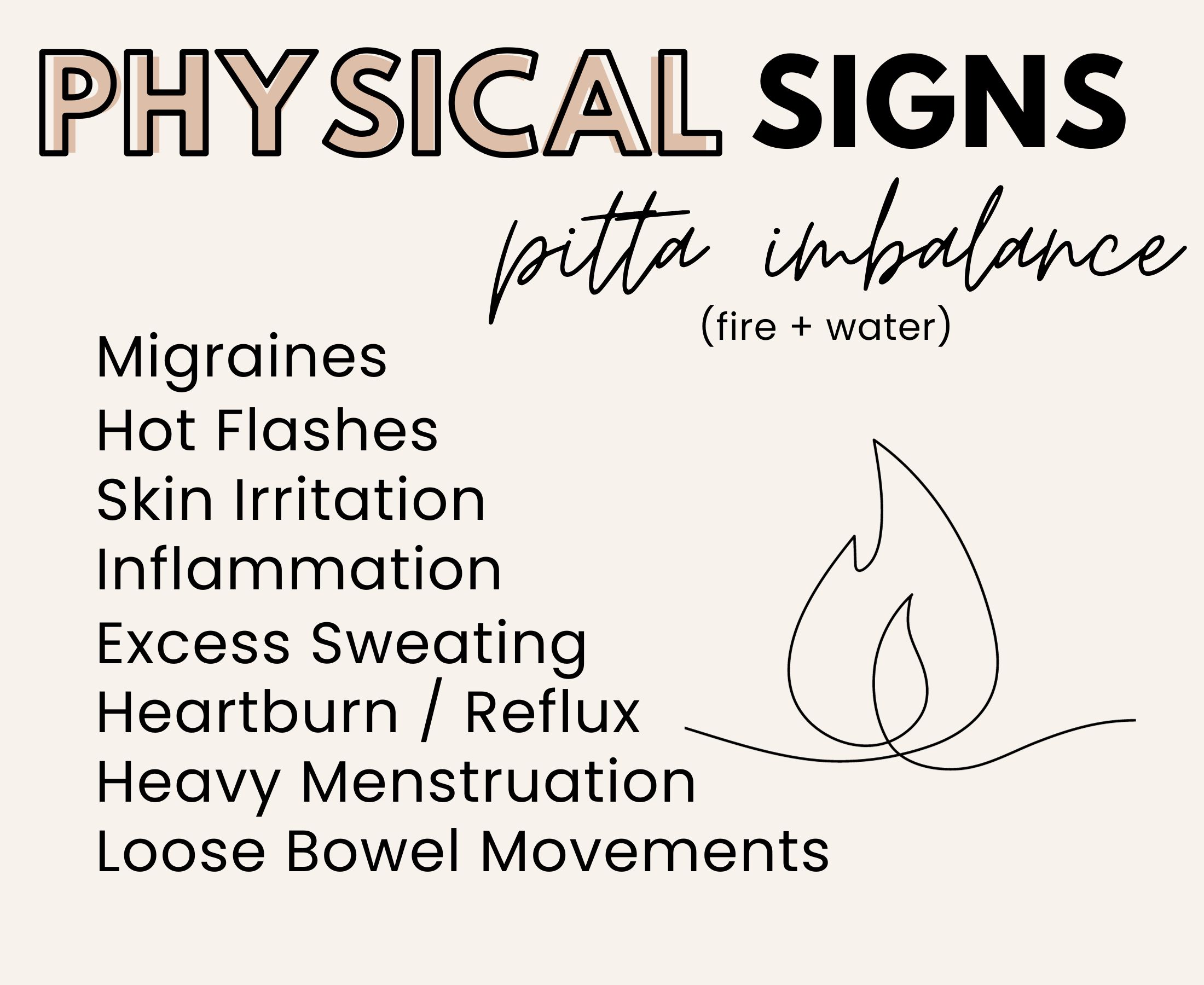 Pitta Imabalance Physical